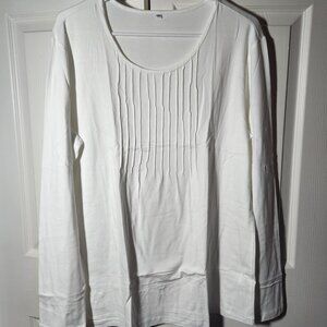 New Anrabess Women's Long Sleeve Casual Tunic Top - Size XL
